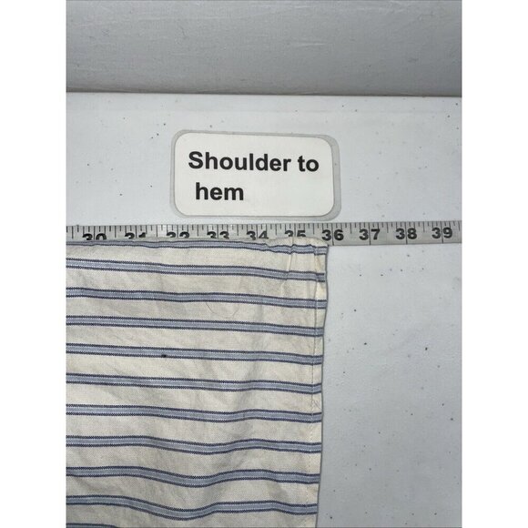 BURU x Brooklyn reversible Car Coat Blue ticking Ditsy Floral size S/XS designer - Picture 7 of 12